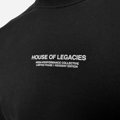 THE ESSENTIALS BLACK RESIDENT SWEATER