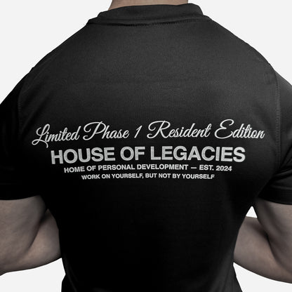 THE SIGNATURE BLACK RESIDENT SPORTS T-SHIRT